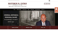 Desktop Screenshot of mattzatko.com